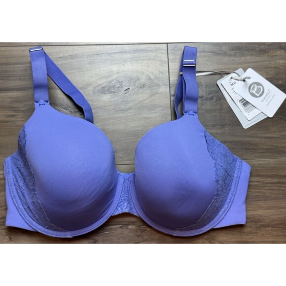 NWT Bravado Designs Women's Belle Underwire Nursing Bra Sweet Lavander SZ 38D - Picture 1 of 9